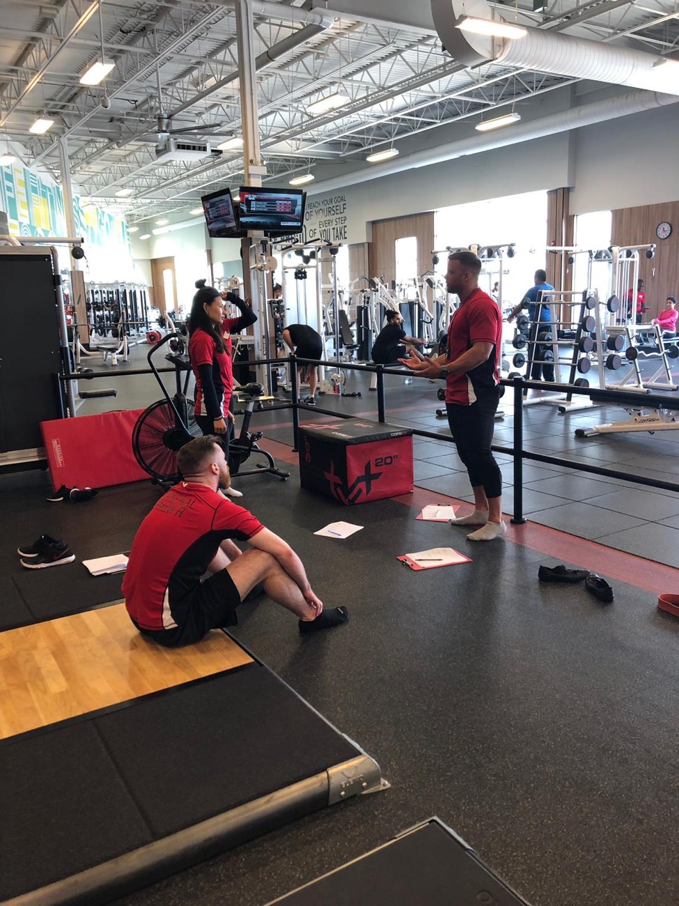 Tom Bailey coaching a client